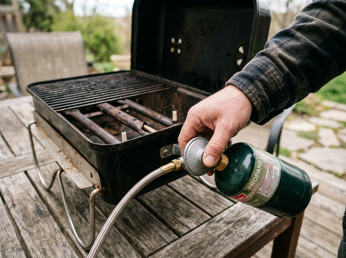 portable propane grill