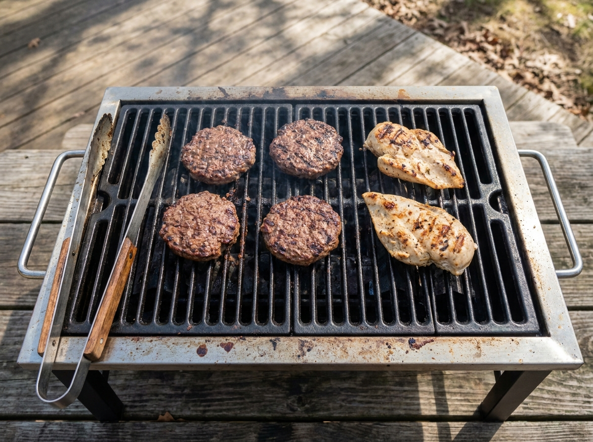 portable propane grill