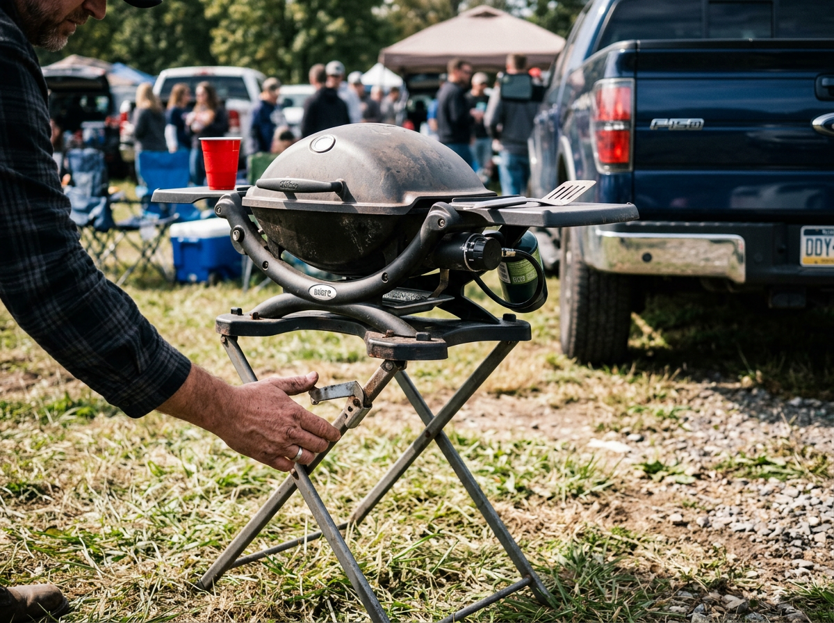portable propane grill